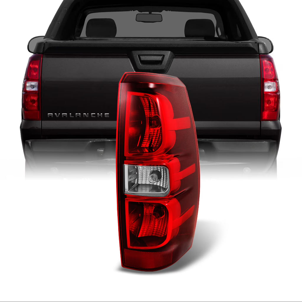 Red Clear Tail Light Passenger Right Side Replacement K18769