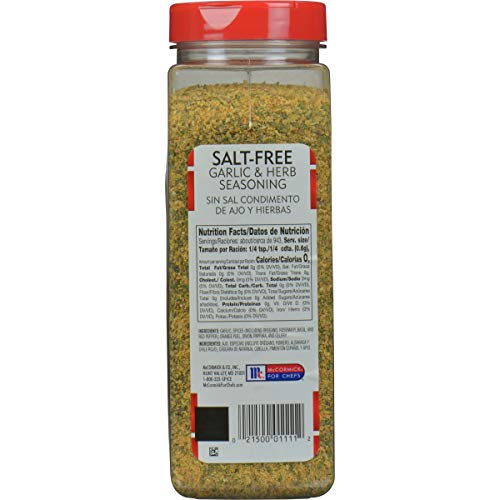 Garlic & Herb Seasoning, 19 oz P1827