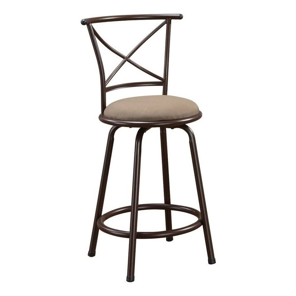 Brown 24x22 Bar Stool Set of 2 H12458