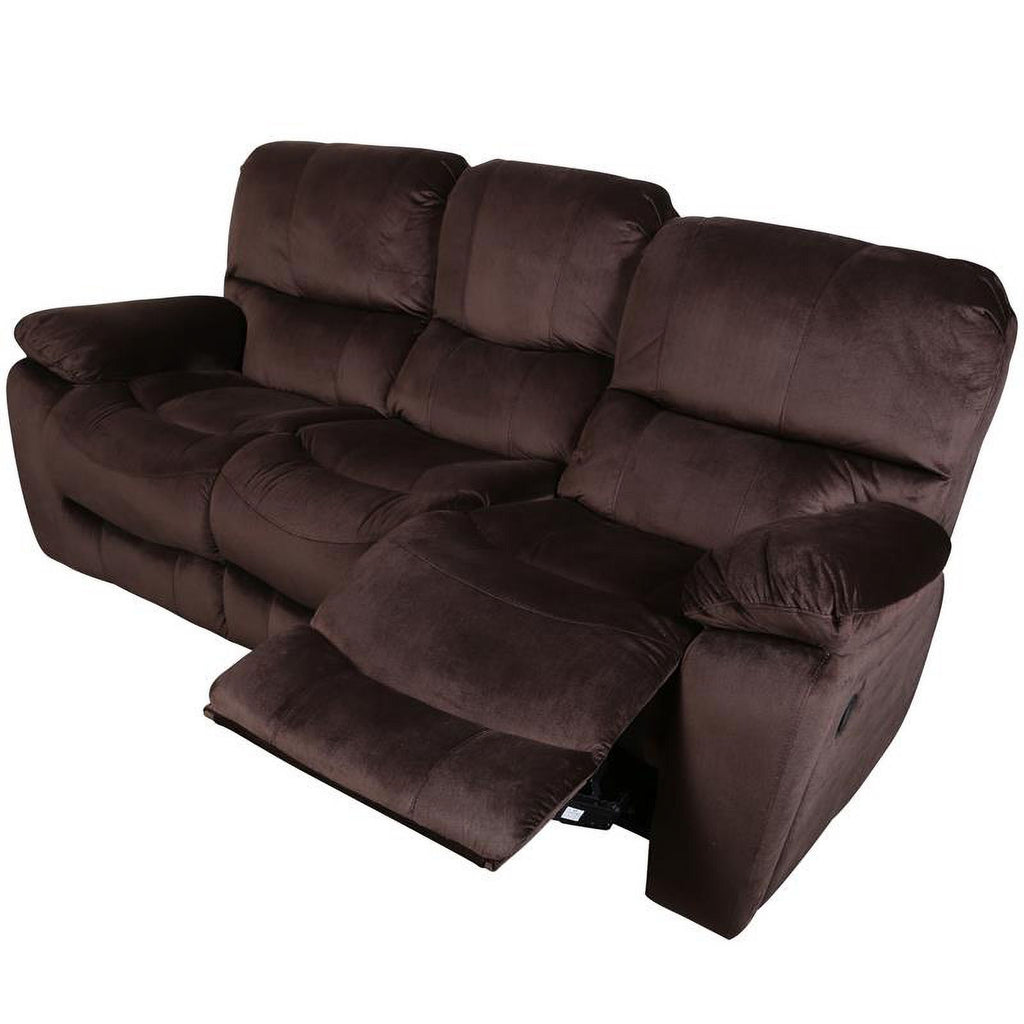 Chocolate Reclining Sofa P354