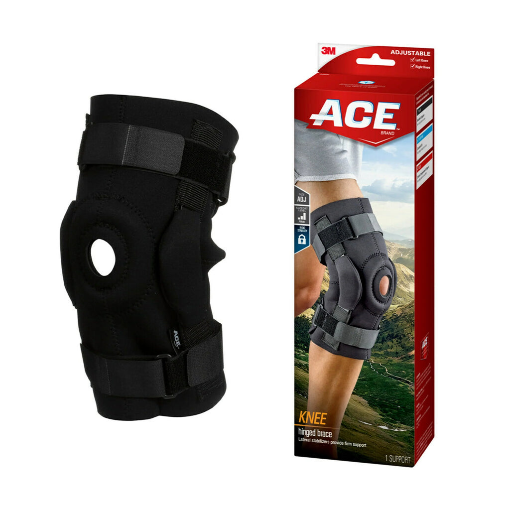 Hinged Knee Brace Black One Size G32366