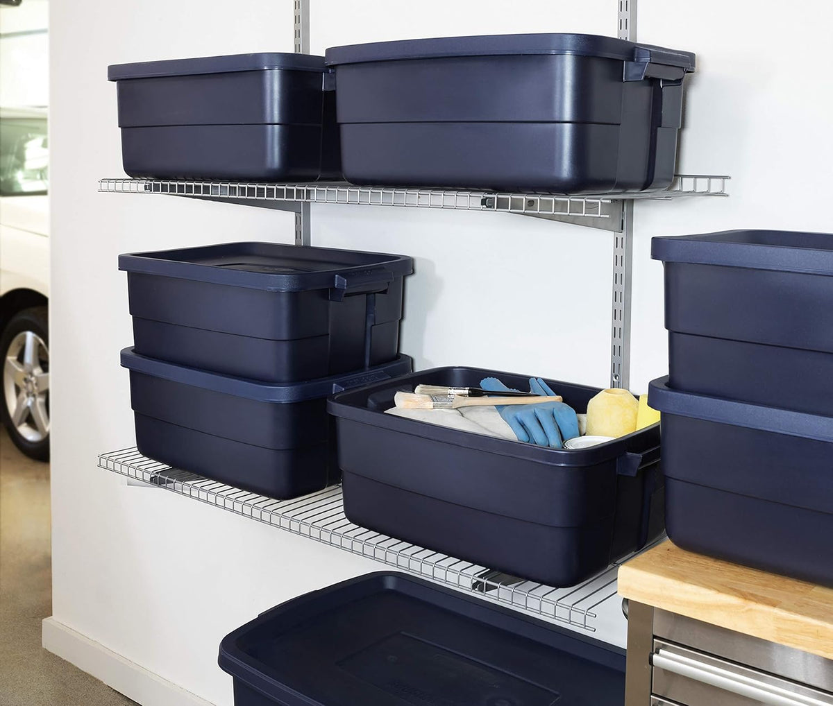 10 Gal Storage Container, 8 Pack X31489
