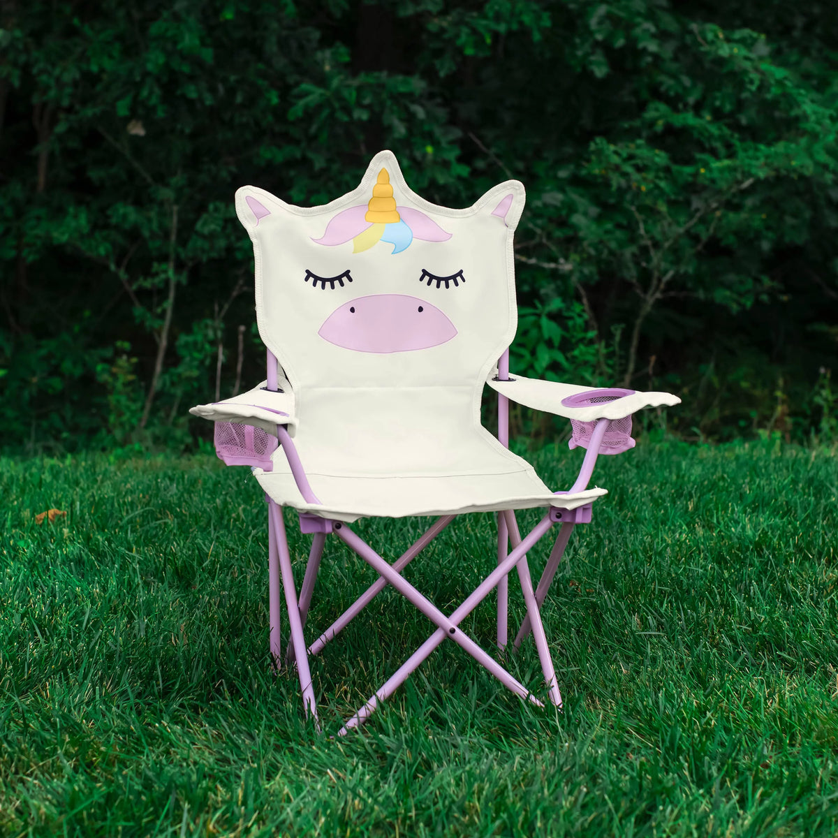 Pink Off-White Kid's Camping Chair H6812