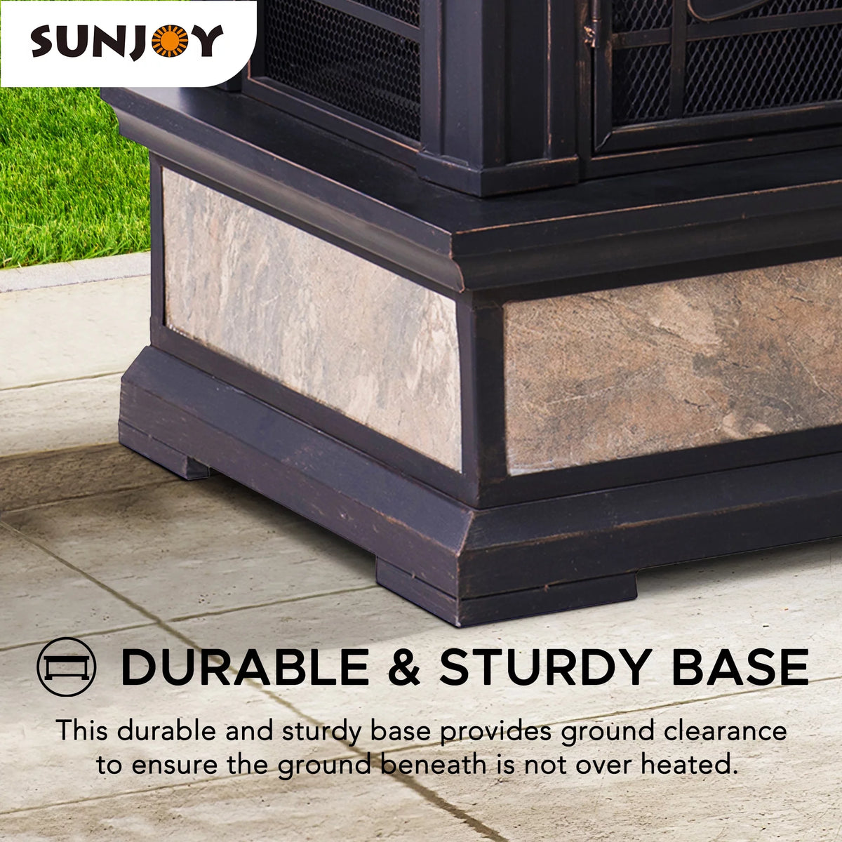Black Wood Burning Fireplace X75269