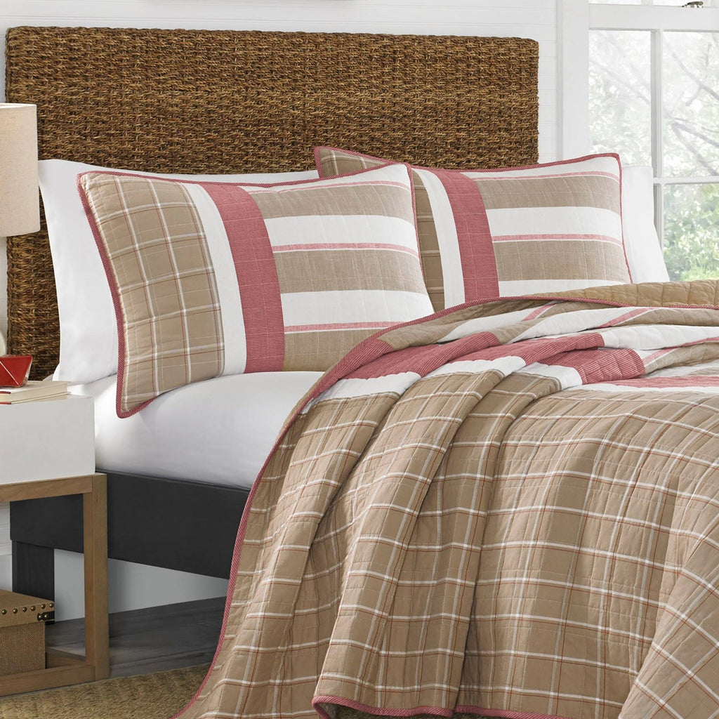 Brown Twin Quilt Z4771