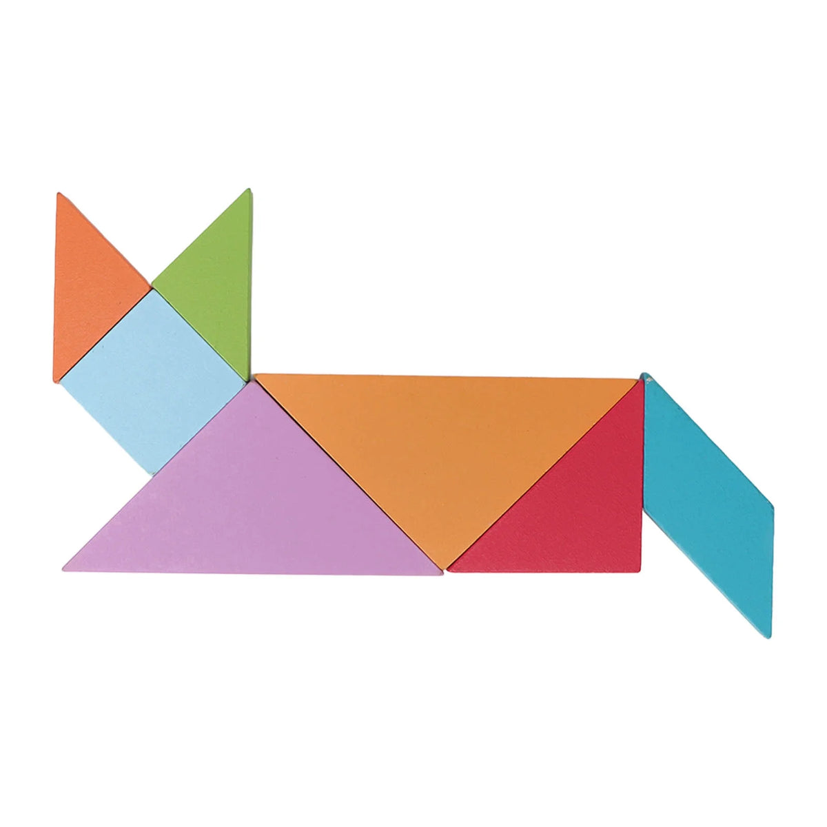 Wooden Tangram Pattern Blocks Set L2373