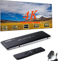 HDMI Switch 7 Port Box with IR Remote Control HDMI 2.0 HDCP 2.2 Support 4K@60Hz 3D Power Adapter Pack of 2 Q208