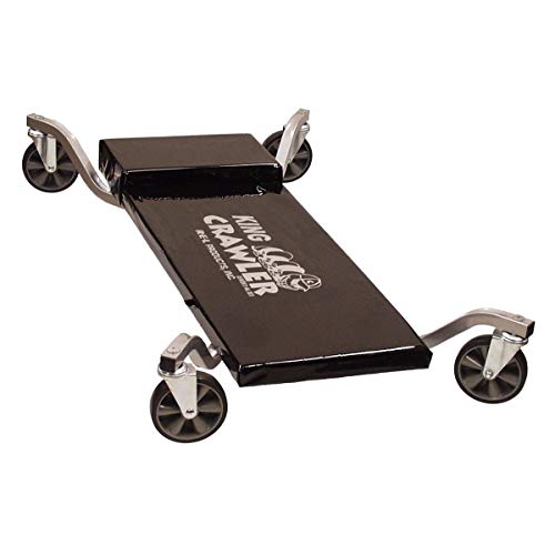 Black Rolling Automotive Mechanic Creeper with 5" Casters K4635