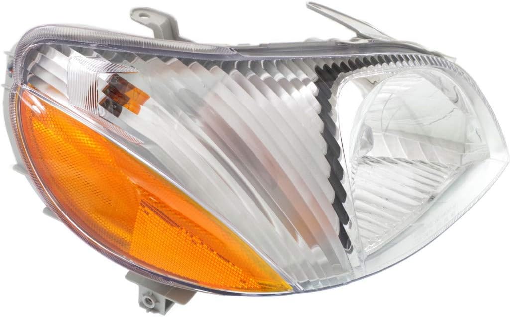 Passenger Side Headlight Assembly with Bulbs A9650
