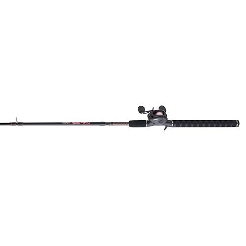 Low Profile Baitcast Reel and Fishing Rod Combo Q67204