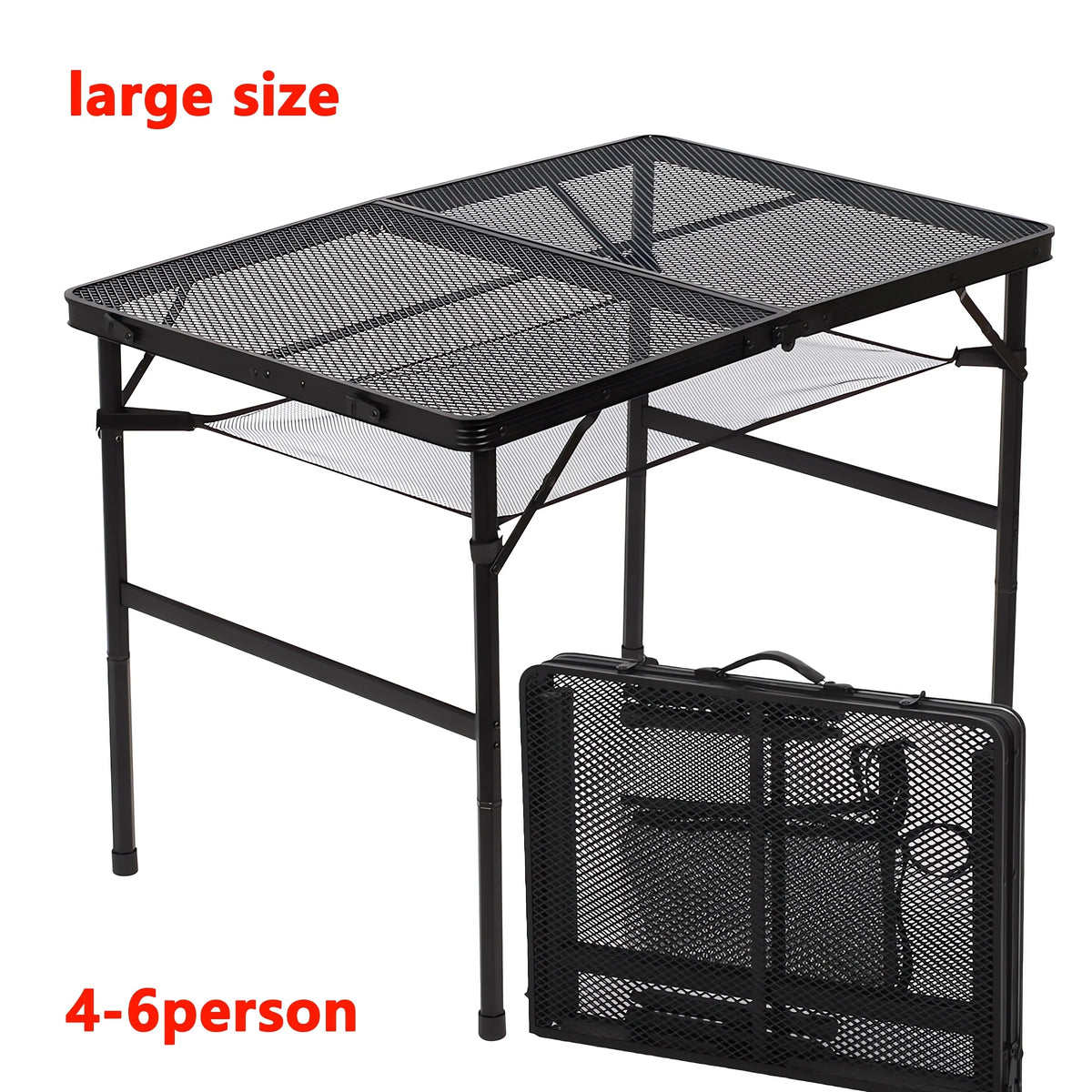 Folding Aluminum Grill Table Q62897