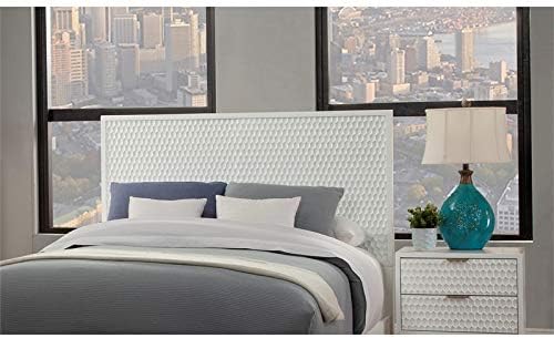 White Pearl California King Wood Headboard M757