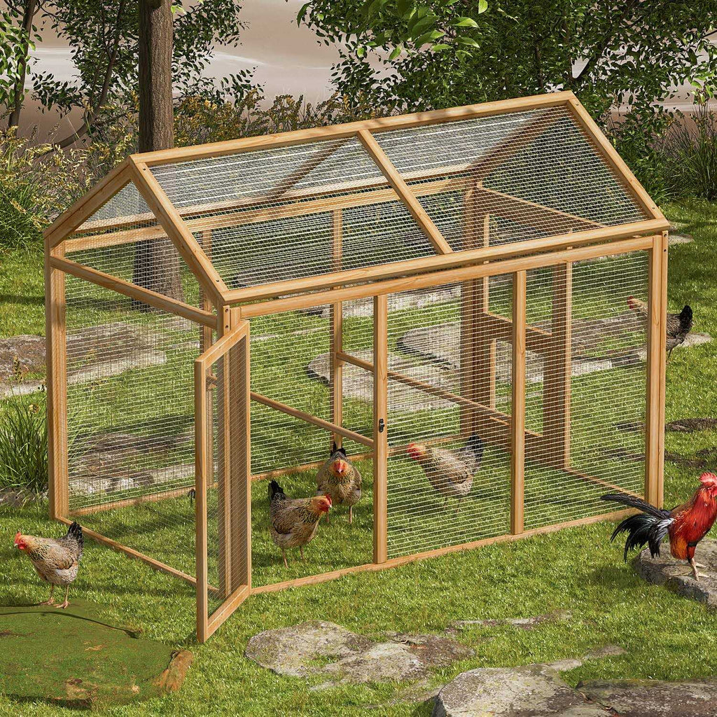 Outdoor Chicken Coop with Roosting Rods K5348