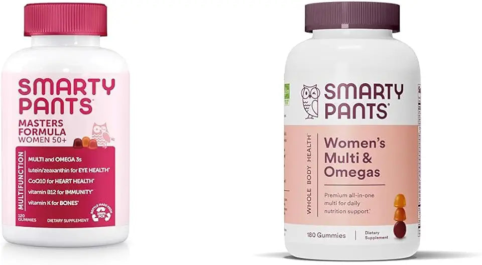 Women's 50 and Over Gummy Multivitamin with Omega 3 Fish Oil, Methylfolate, CoQ10 U677102