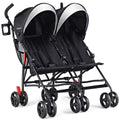 Double Light-Weight Foldable Umbrella Stroller with 5-Point Harness, Cup Holder, Sun Canopy, Pink S667