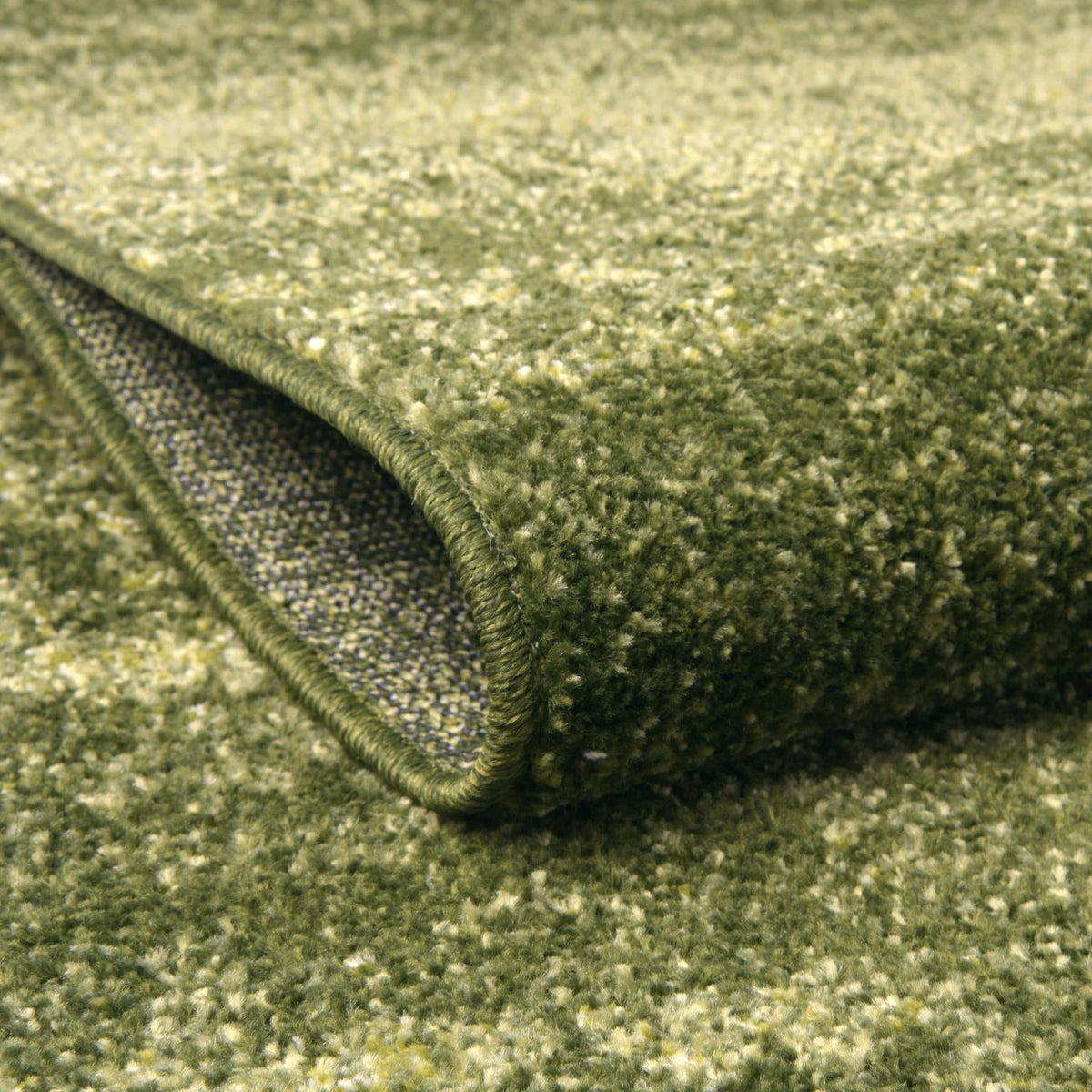 Green 9' x 12' Solid Rug H895