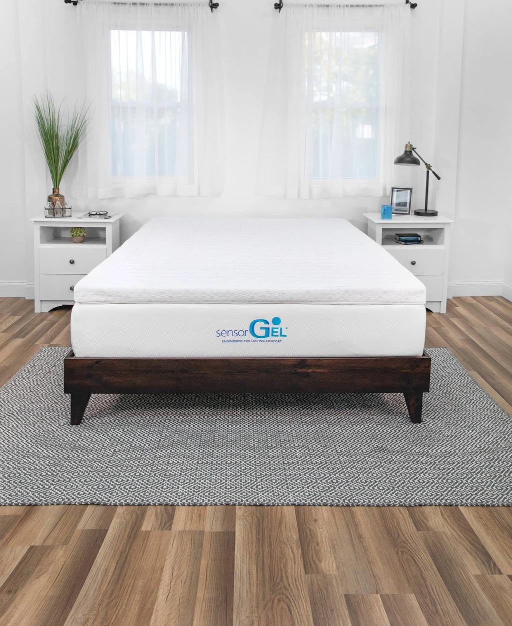3-Inch Quilted Memory Foam Mattress Topper V572