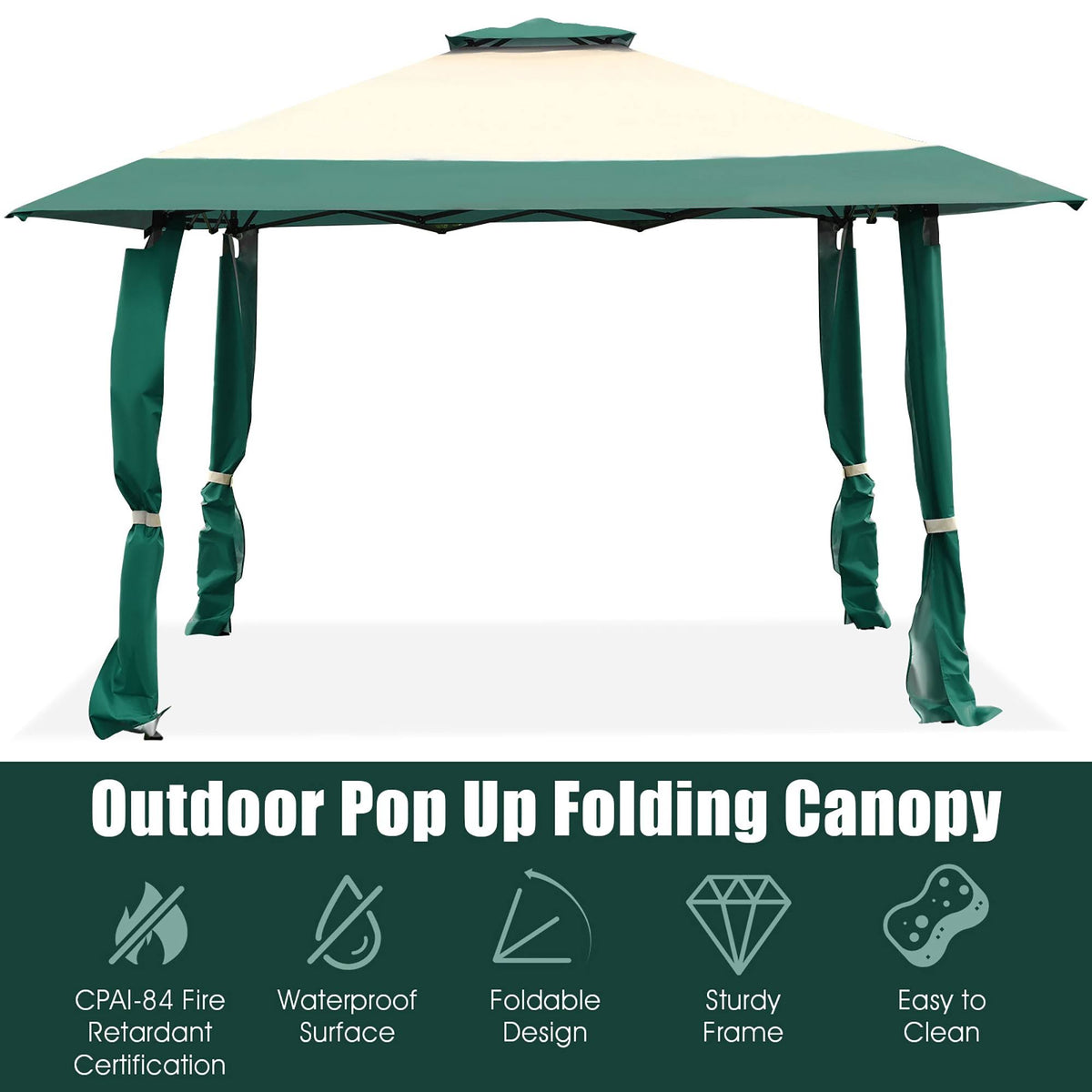 13x13 Gazebo Canopy Shelter Awning Tent V103