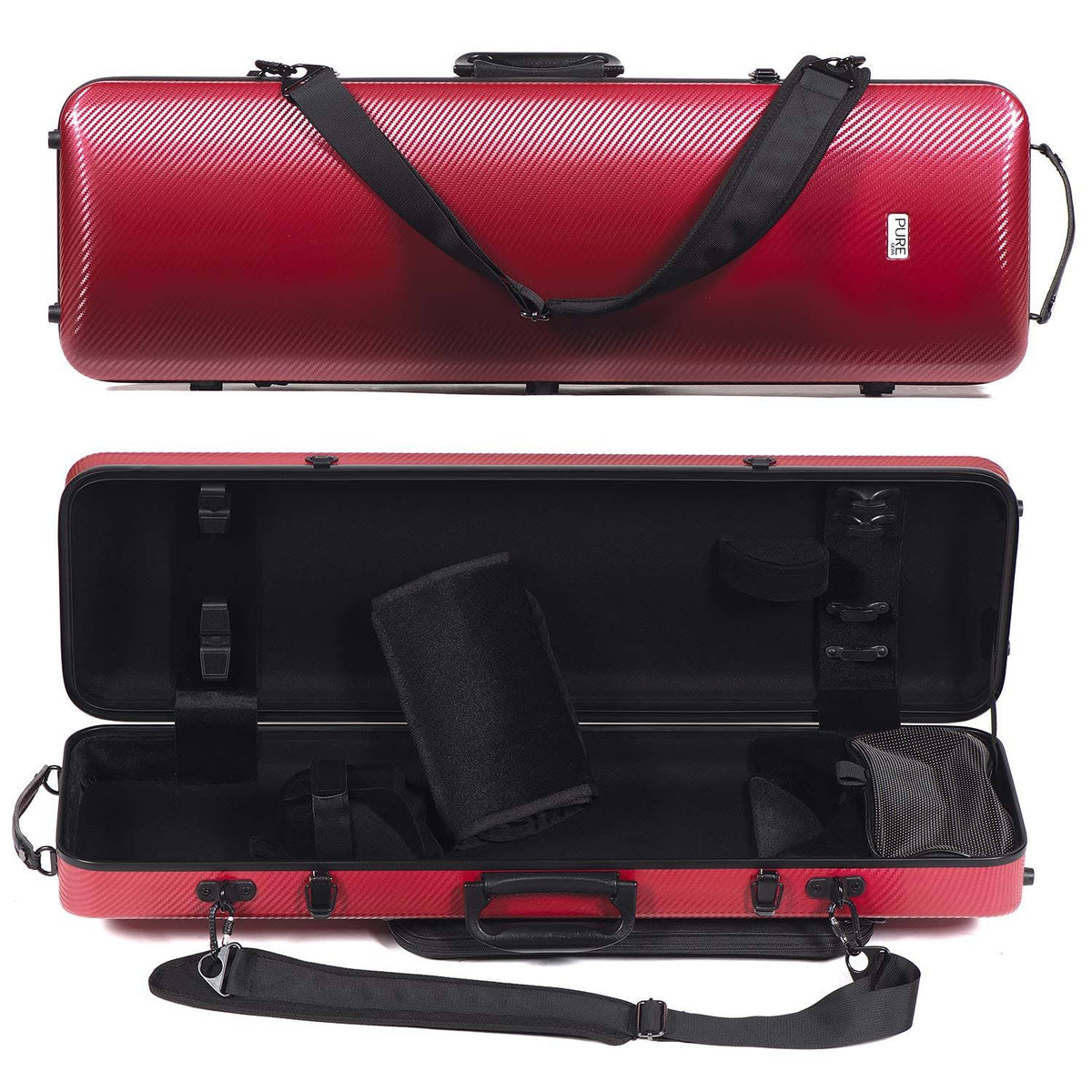 Red 4/4 Violin Case W749543