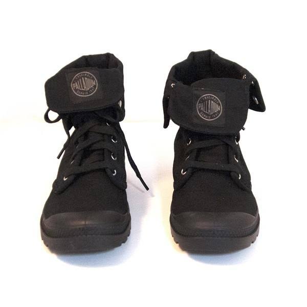 Black Canvas Shoes Q605