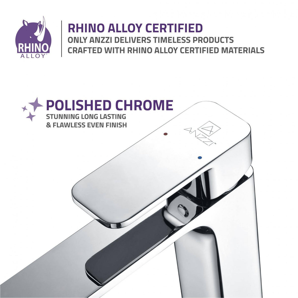 Polished Chrome Single Hole Single-Handle Bathroom Sink Faucet H842