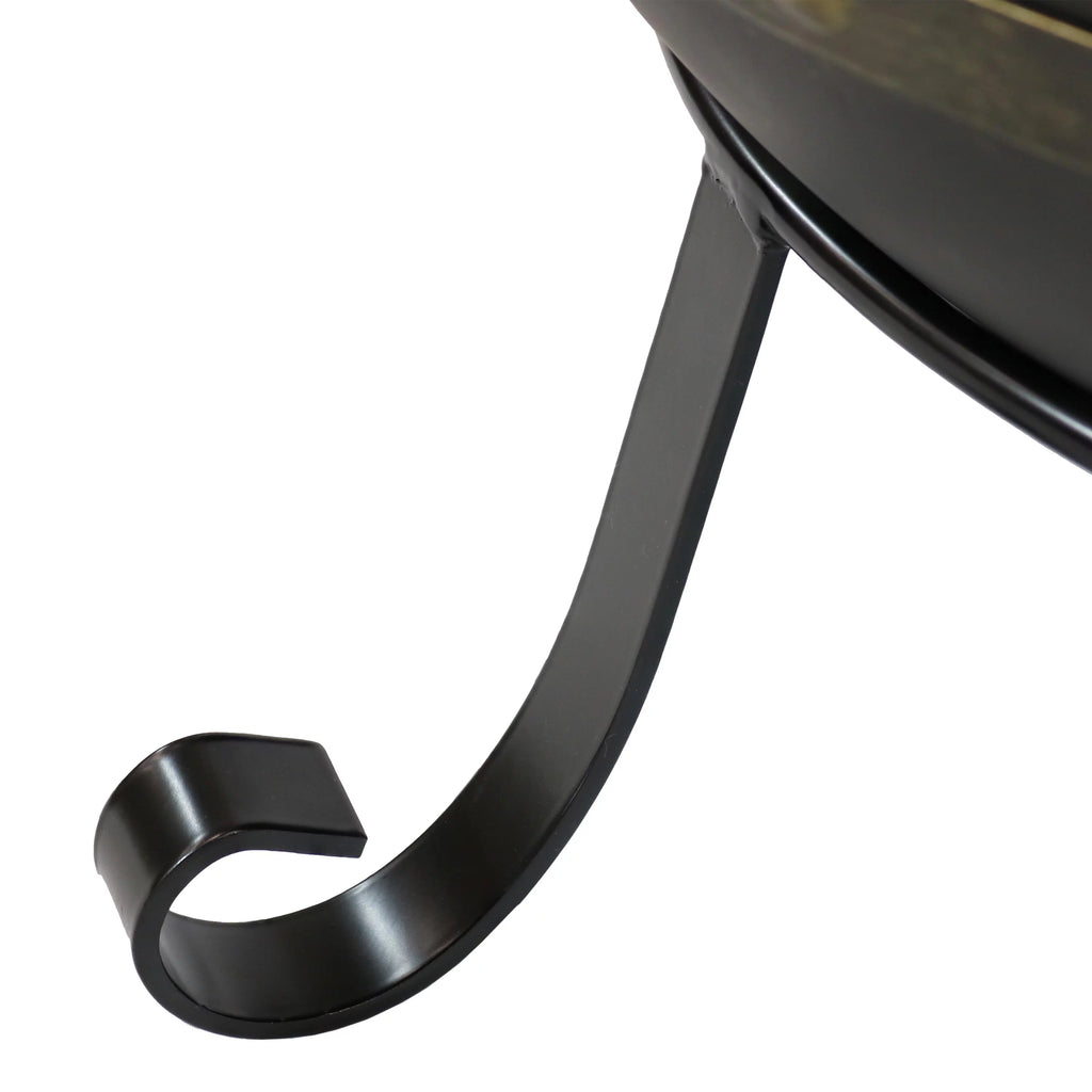 Steel Fire Bowl and Spark Screen - 25" V54650