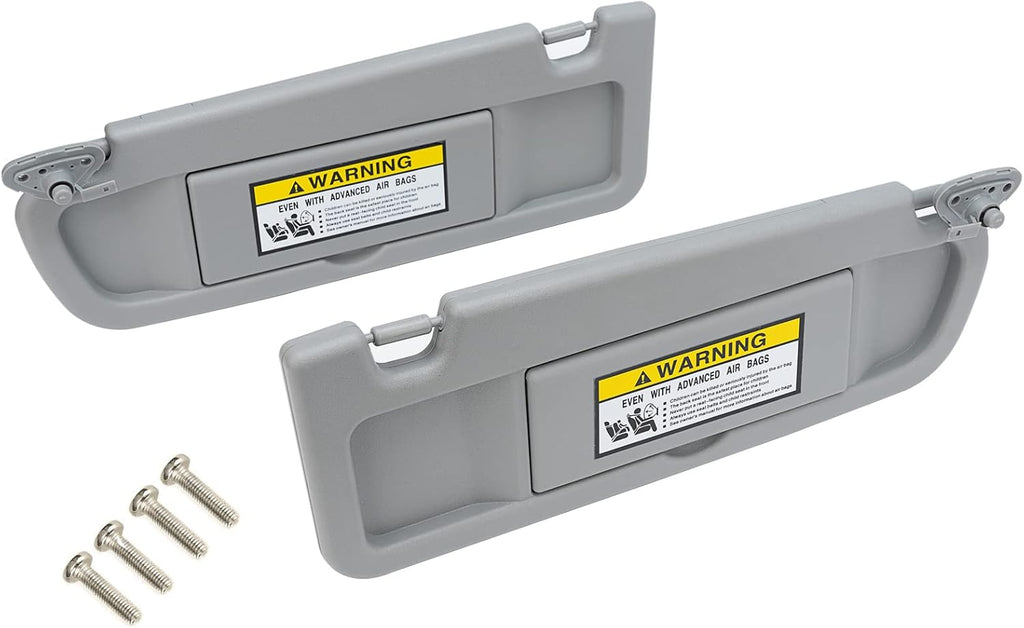 Left Driver & Right Passenger Side Sun Visor Compatible with 2006-2011 Honda Civic Pack of 2 Q23358