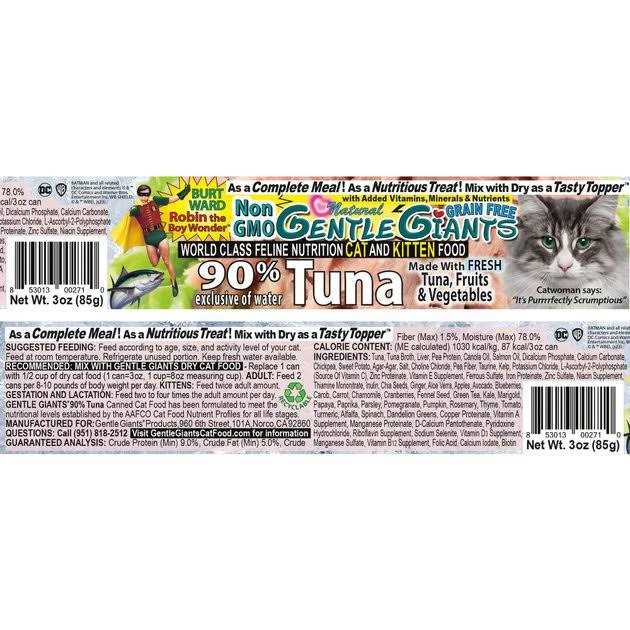 Natural Non-GMO Tuna Cat & Kitten Can Food E403534