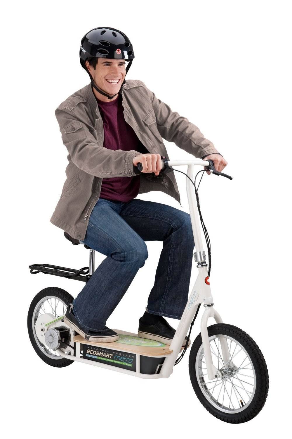 Green Electric Scooter with Seat M297579