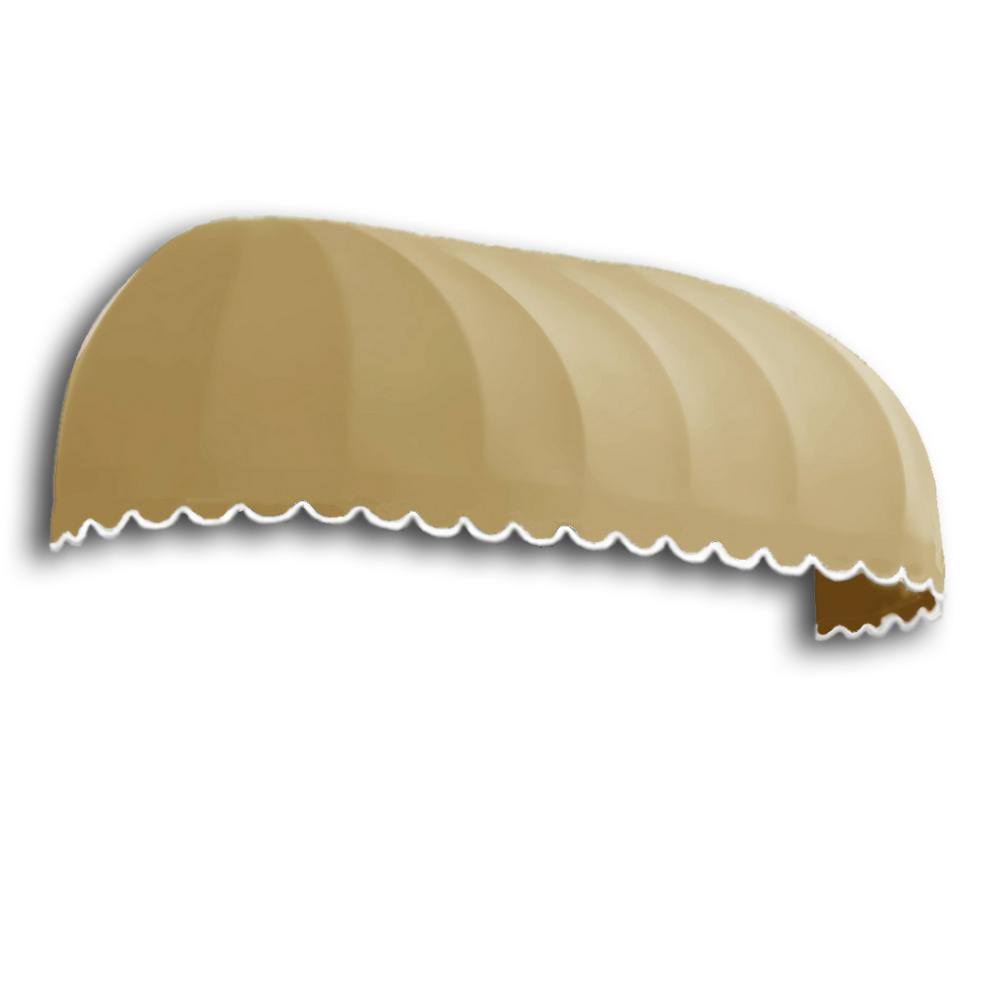 Tan 6.38 ft. Wide Window Awning O396