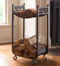 Compact Cast Iron Log Rack S60076