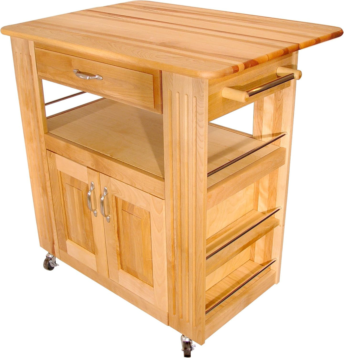 Kitchen Island with Drop Leaf J695