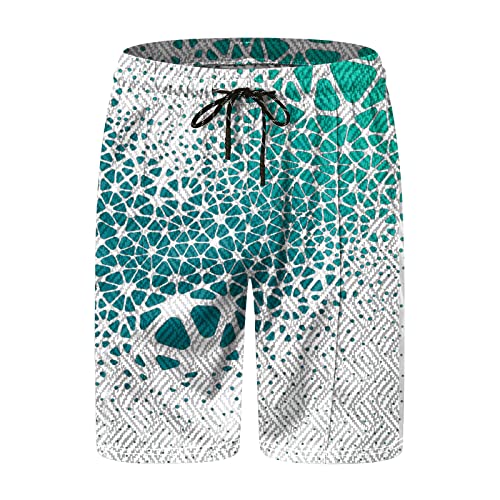Mens Printed Short Sleeve 2 Piece Outfits Sets K272