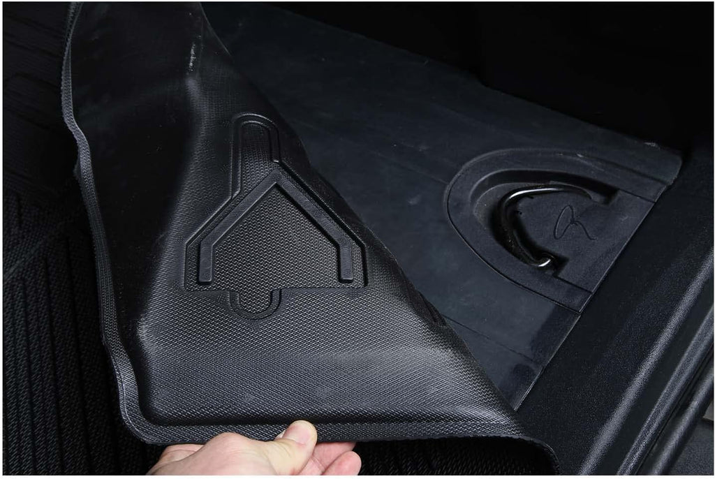 All Weather Rear Cargo Trunk Floor Mat Pack of 2 W75371