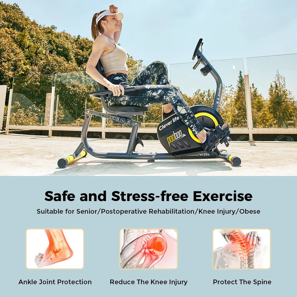 Recumbent Exercise Bike Magnetic Resistance G707431