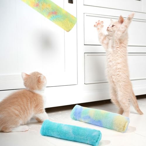 6 Pcs Catnip Cat Toy with Crinkle Sound Soft Plush A44147