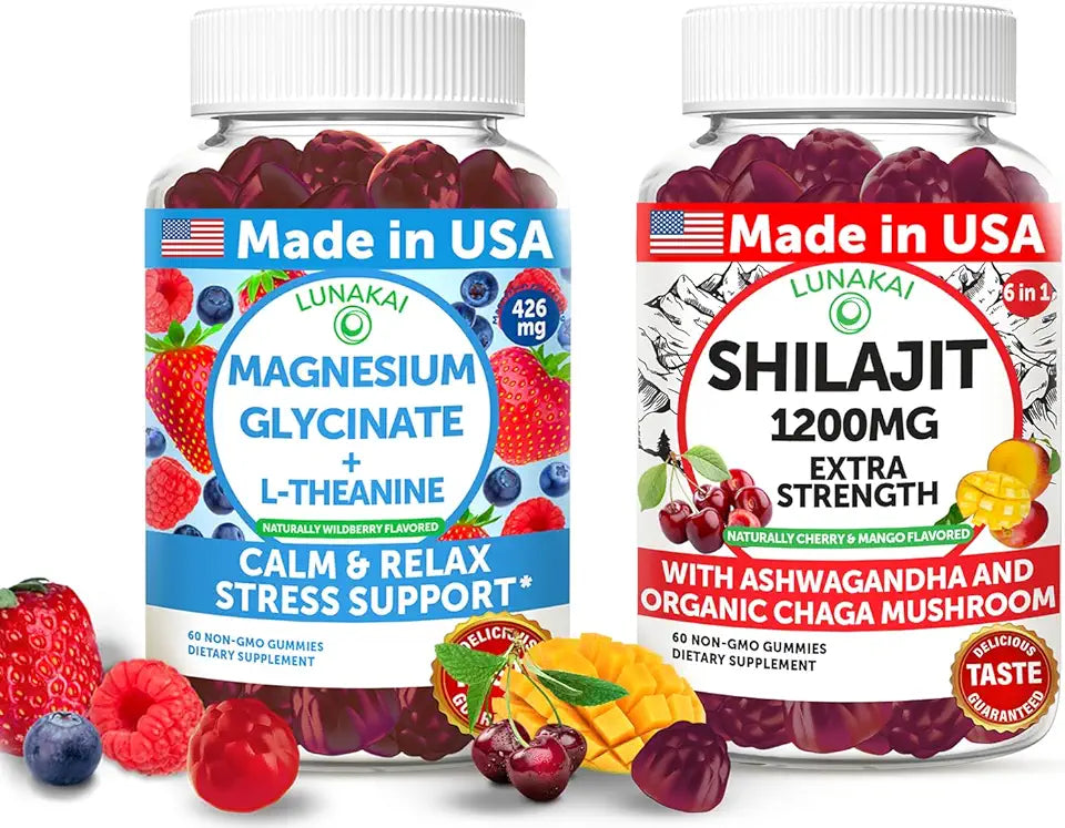 Magnesium Glycinate & Shilajit Gummies W901