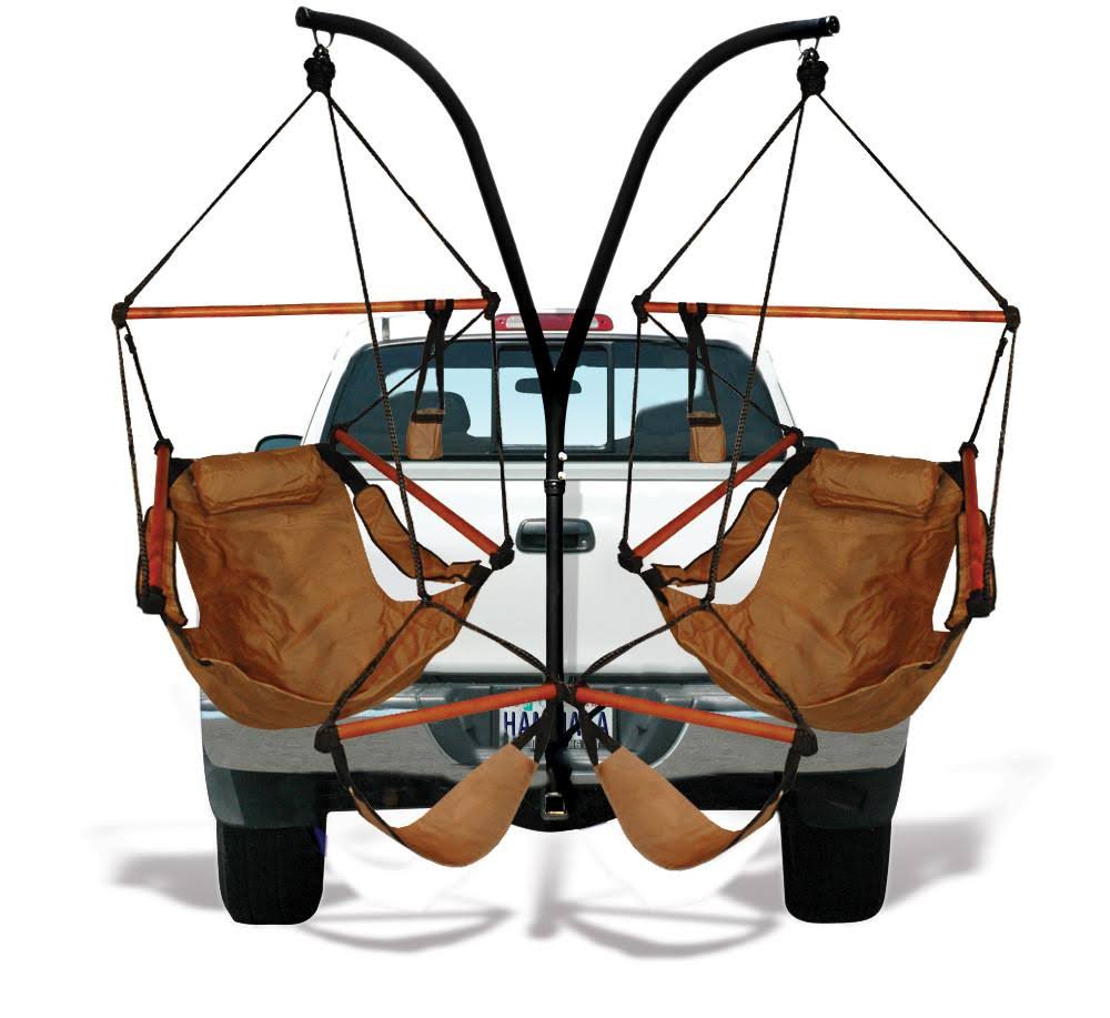 Trailer Hitch Stand with Jet Black Chairs Combo S80327