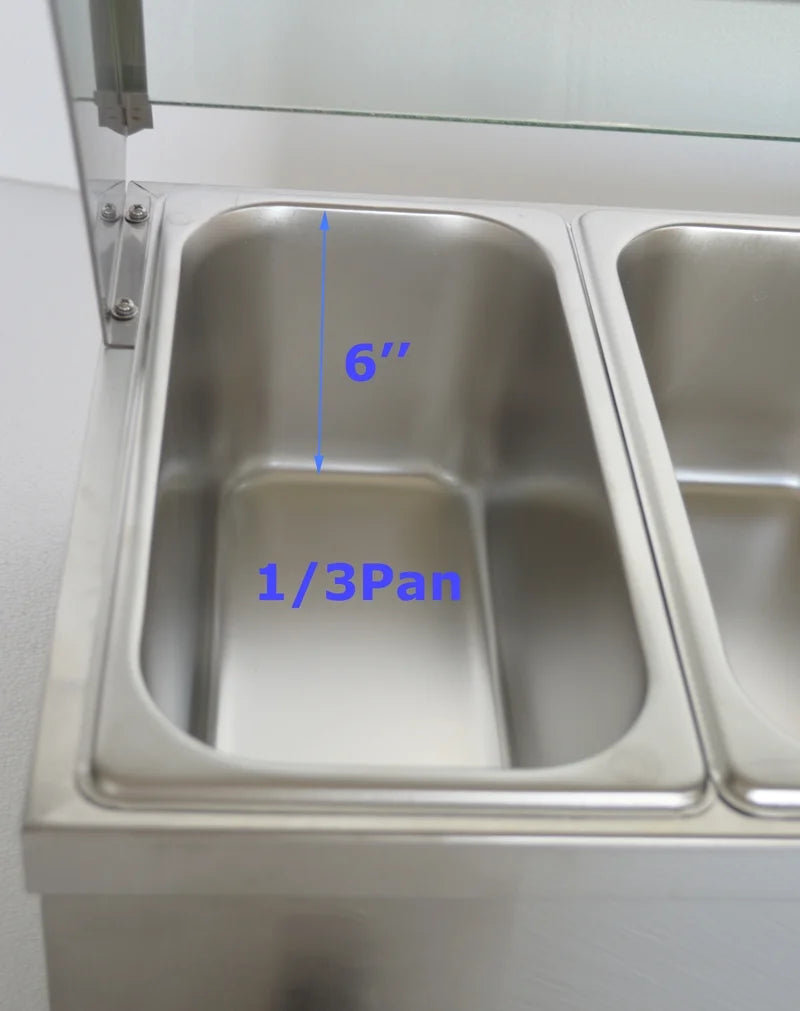 4-Pot Stainless Steel Electric Food Warmer J774331