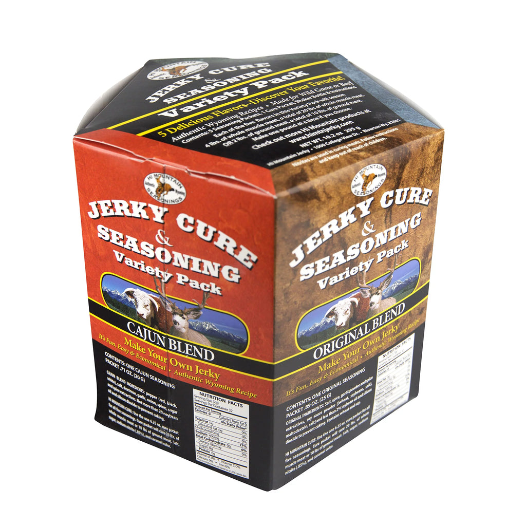 Jerky Cure & Seasoning Kit Variety Pack P361