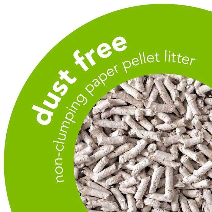 Natural Dust-Free Paper Cat Litter I89864