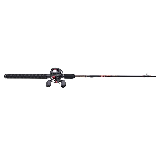 Low Profile Baitcast Reel and Fishing Rod Combo Q67204