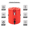 15L Round Stainless Steel Insulated Beverage Dispenser with Lid Y352