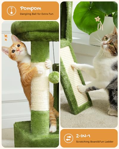 Large Gray Cat Tree with 2 Condos R69402