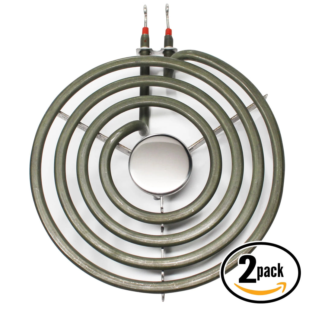 2-Pack 6 inch 4 Turns Surface Burner Element for Range, Stove & Cooktop Y394