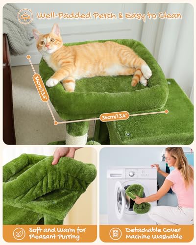 Large Gray Cat Tree with 2 Condos R69402