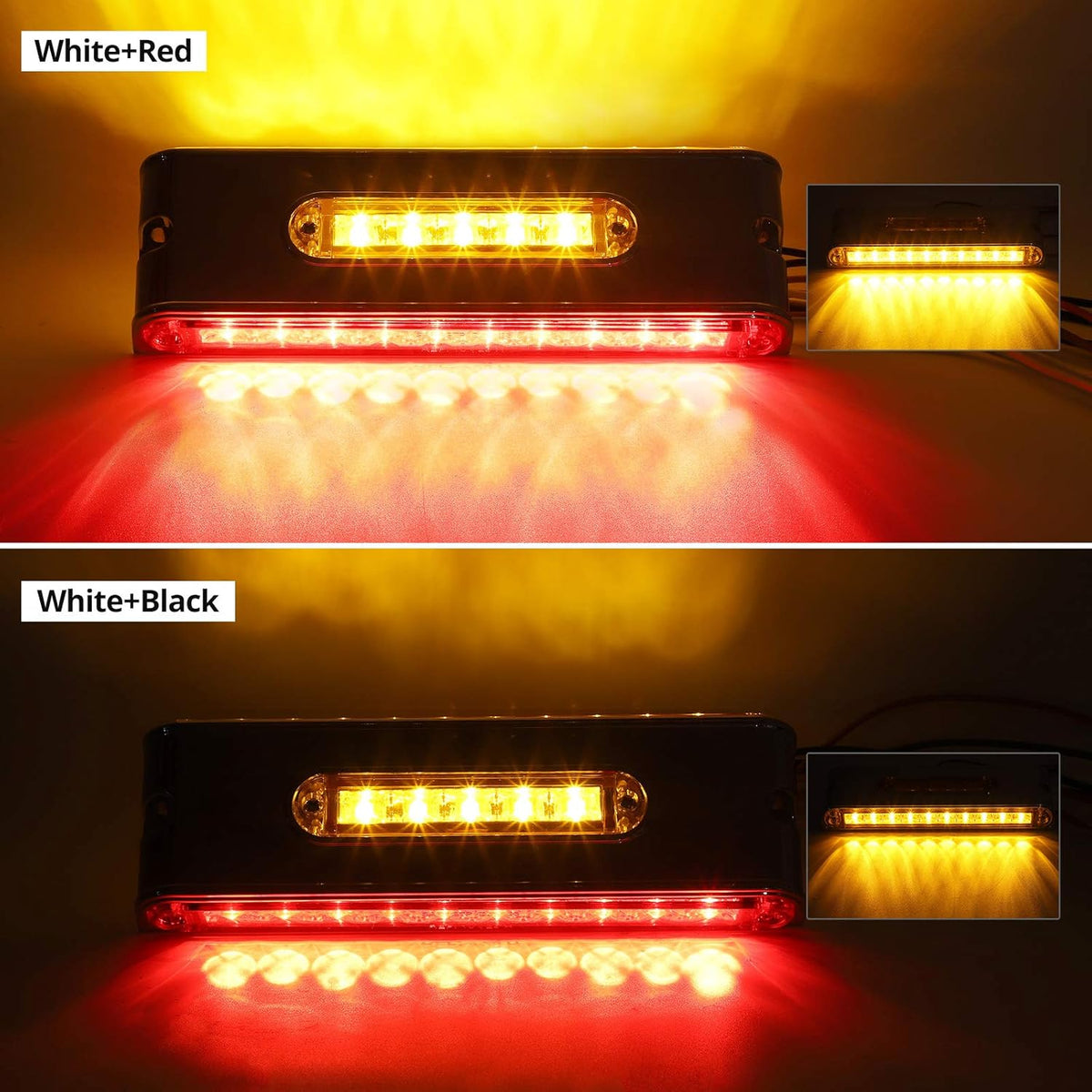 12 Inch Triple Face LED Trailer Light Bar P37651
