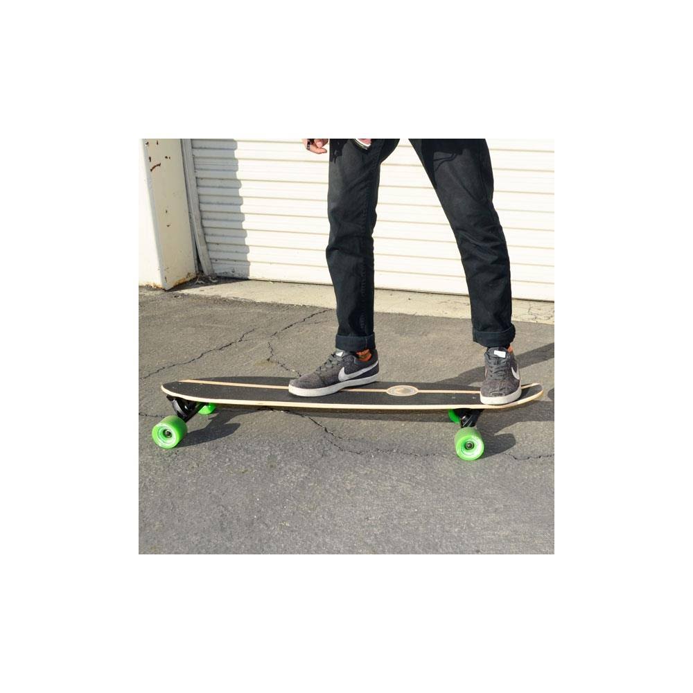 White Kicktail Longboard Complete Y111