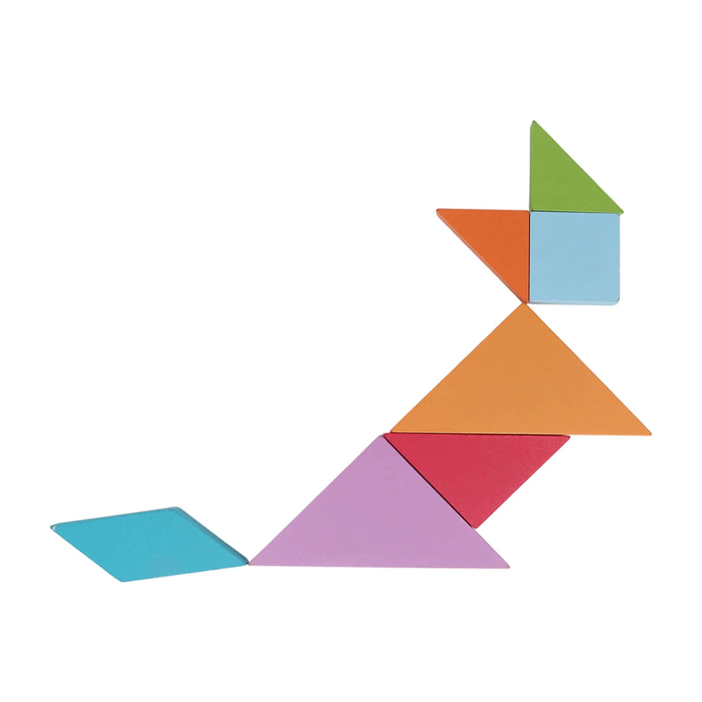 Wooden Tangram Pattern Blocks Set L2373