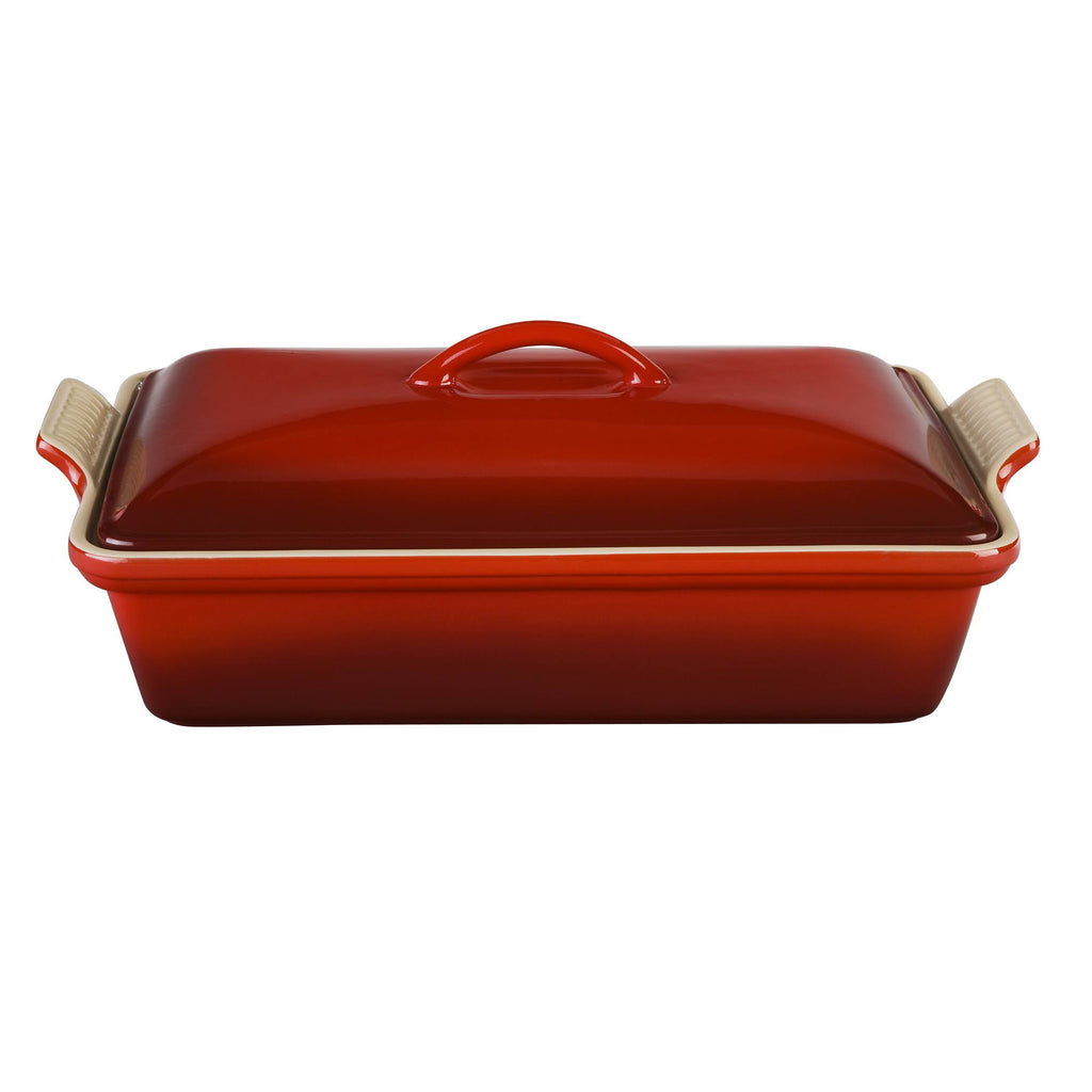 Heritage Stoneware Covered Rectangular Casserole, 4-Quart S37170